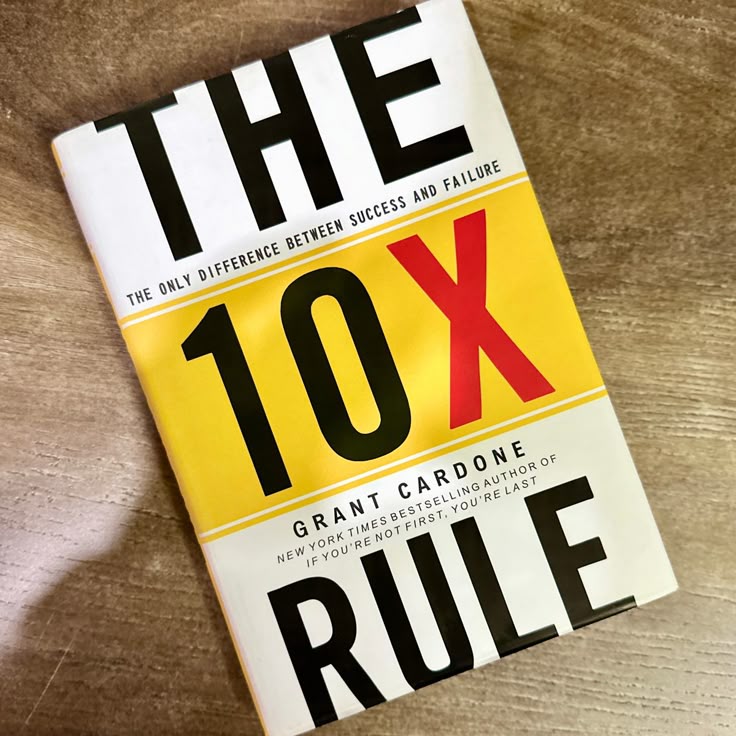 The 10x Rule By Grant Cardone