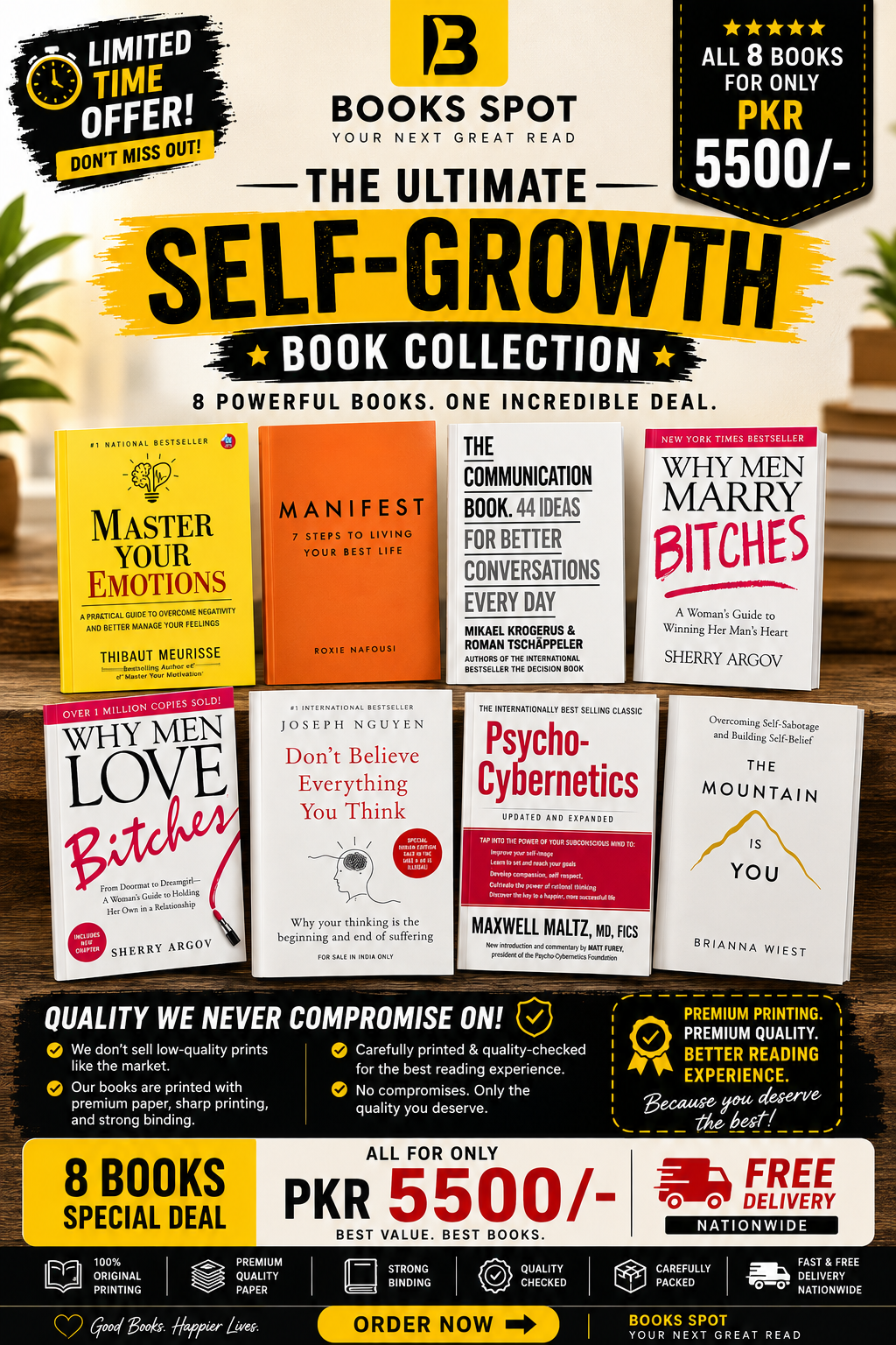 📚 8 Powerful Books. One Incredible Deal!