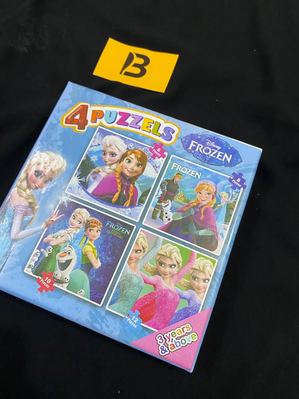 Disney frozen themed jigsaw puzzle