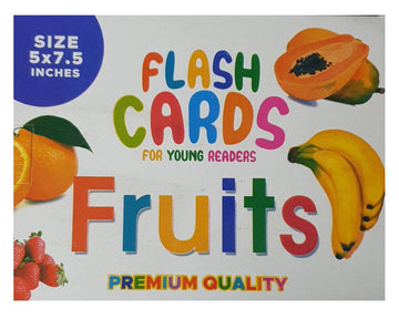 Flash Cards for young readers fruits